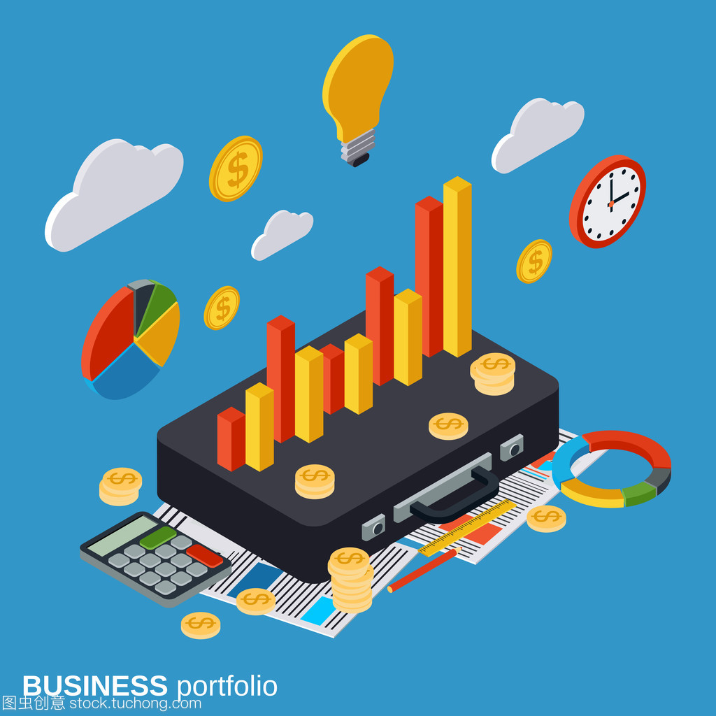 業務組合、 金融統計、 分析、 管理矢量的概念